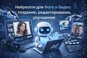 Нейросети в обработке фото и видео: создание, редактирование и улучшение визуального контента